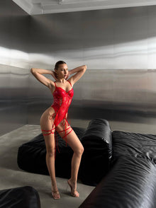 Rush Bodysuit - Kırmızı