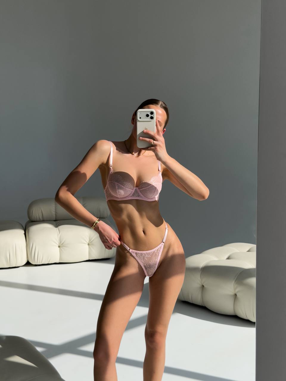 Blush Jartiyer Set - Pembe