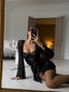SWEENY BLACK ROOF & BODYSUIT SET (INCLUDING SOCKS)
