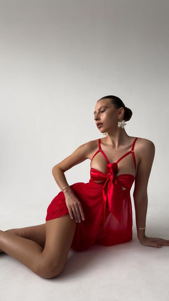 Clara Babydoll - Kırmızı