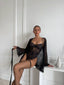 SWEENY BLACK ROOF & BODYSUIT SET (INCLUDING SOCKS)