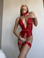 KYLİE RED BODYSUİT