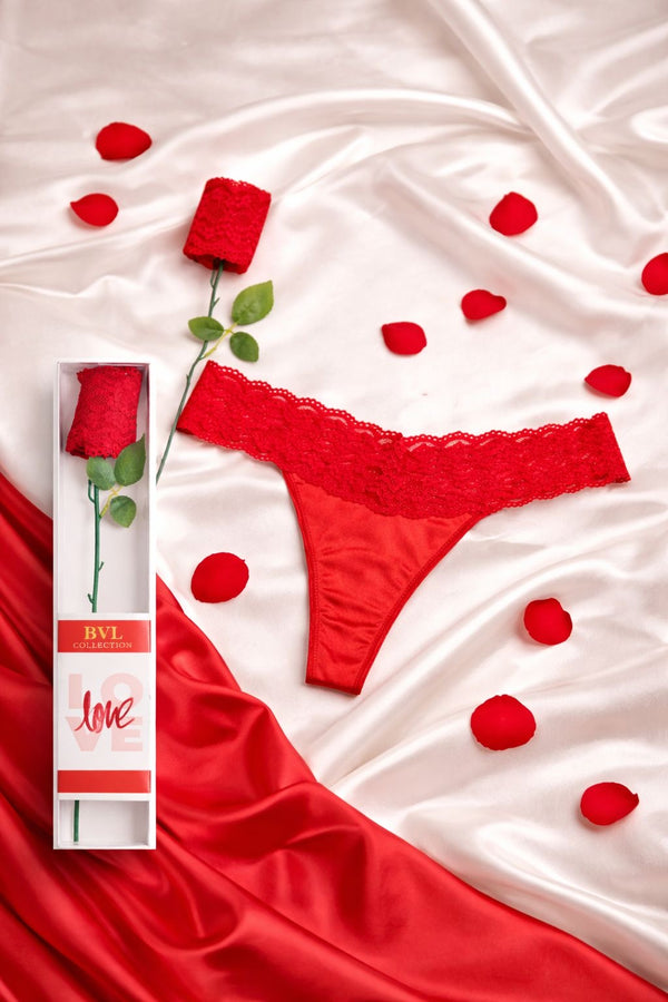 VALENTINE'S DAY PANTIES (WITH SPECIAL ROSE-SHAPED BOX)