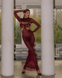 Royale Set (4 Parça) - Bordo