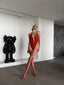 JADE RED BODYSUİT