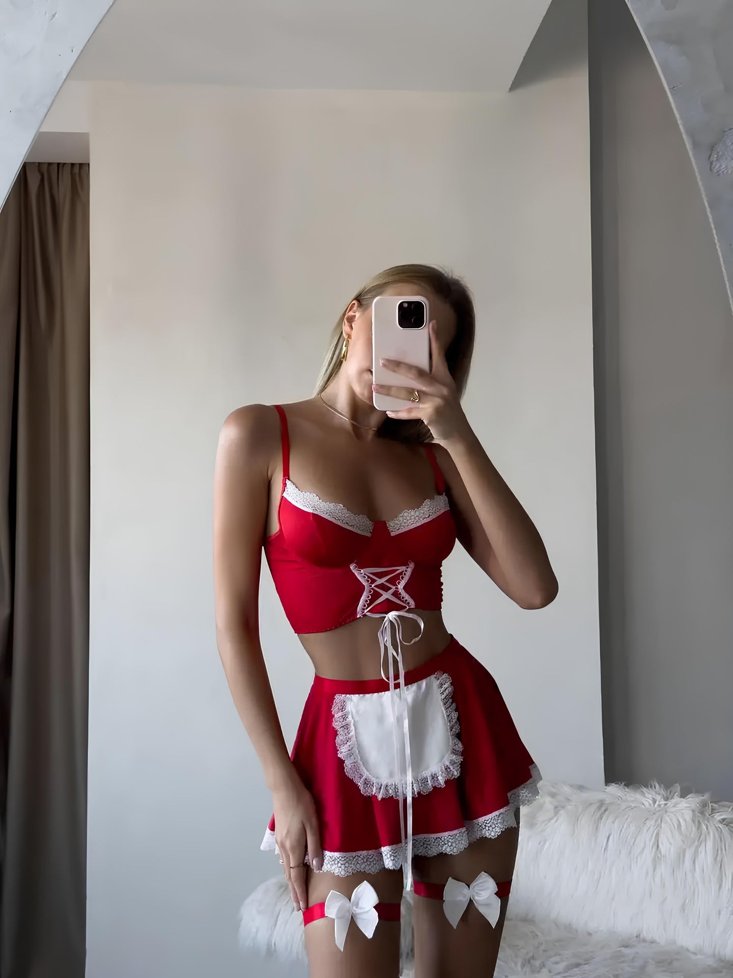 CUSTOM-MADE RED COSTUME