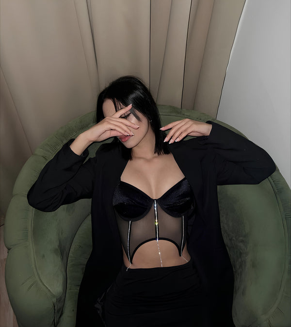 Valentines Büstiyer Set