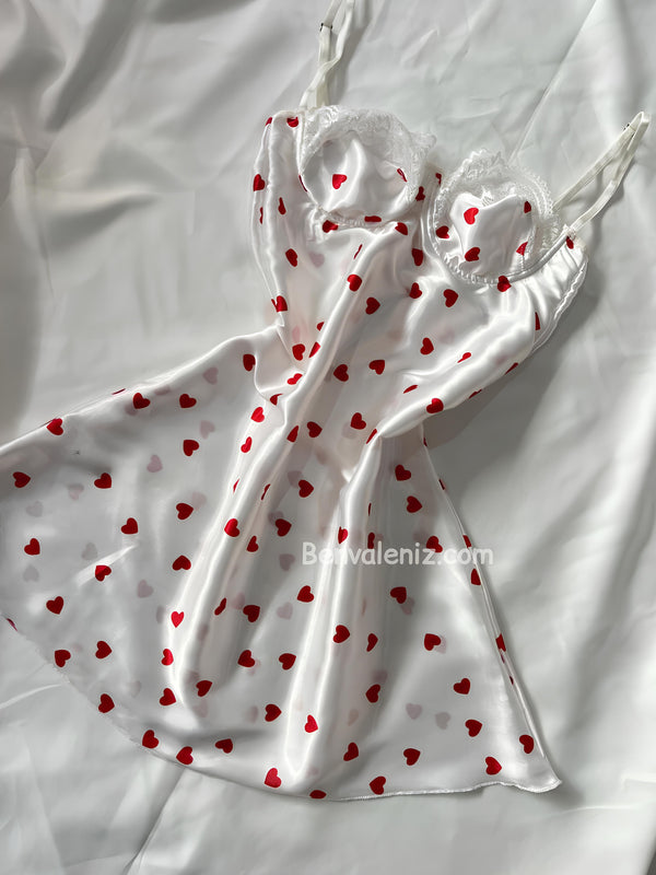 Lust & Lace 3'Lü Saten Gecelikler