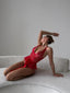 SHAYK RED BODYSUİT